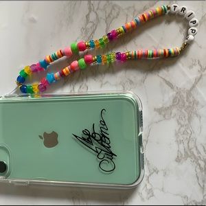Beaded Phone Charm Trippy